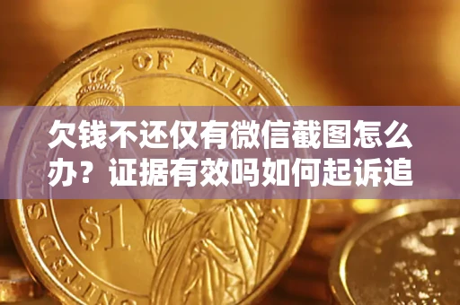 武汉欠钱不还仅有微信截图怎么办？证据有效吗如何起诉追回欠款？