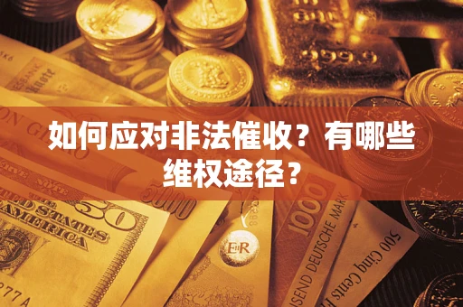 武汉如何应对非法催收？有哪些维权途径？