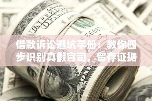 武汉借款诉讼避坑手册：教你四步识别真假官司，留存证据不踩雷
