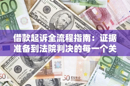 武汉借款起诉全流程指南：证据准备到法院判决的每一个关键步骤