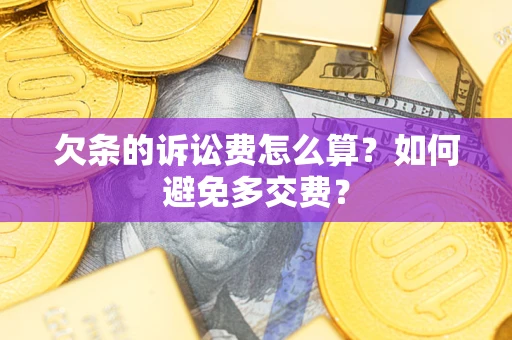 武汉欠条的诉讼费怎么算？如何避免多交费？