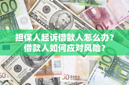 武汉担保人起诉借款人怎么办？借款人如何应对风险？