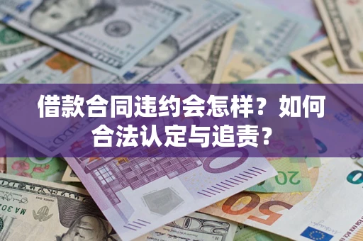 武汉借款合同违约会怎样？如何合法认定与追责？