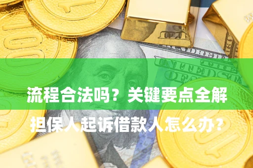 武汉

担保人起诉借款人怎么办？流程合法吗？关键要点全解析