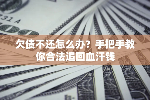 武汉欠债不还怎么办?手把手教你合法追回血汗钱 武汉欠债不还怎么办?手把手教你合法追回血汗钱