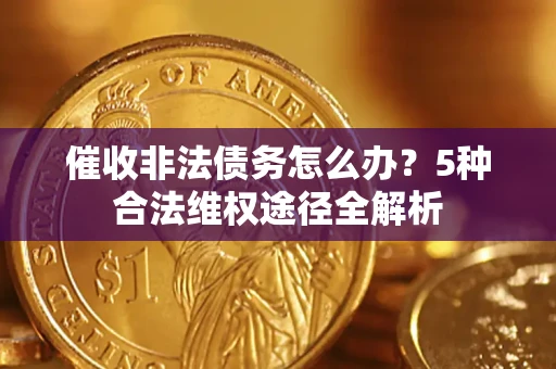 武汉催收非法债务怎么办？5种合法维权途径全解析