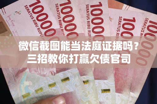 武汉微信截图能当法庭证据吗？三招教你打赢欠债官司